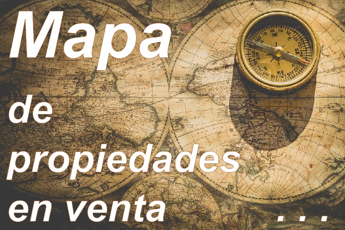 Mapa de inmuebles propiedades a la venta